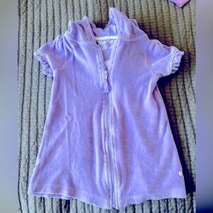 Rufflebutts 3T Purple Swim Coverup
